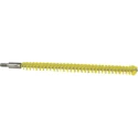 Vikan Yellow Bottle Brush, 5 mm Bristle Length, 12 mm Brush Diameter, 200 mm Overall Length 53546