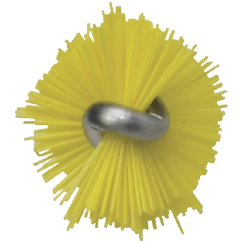 Vikan Yellow Bottle Brush, 5 mm Bristle Length, 12 mm Brush Diameter, 200 mm Overall Length 53546