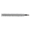 Vikan White Bottle Brush, 200mm Overall Length, 20mm Brush Diameter, Polyester Bristle, Polypropylene Handle 53655