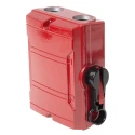 ABB 4-Pole Isolator Switch, Rated, 40A Switching Current, 15 kW Power, 3-Phase, Red Handle, Model 2CMA142439R1000 KSF IP65