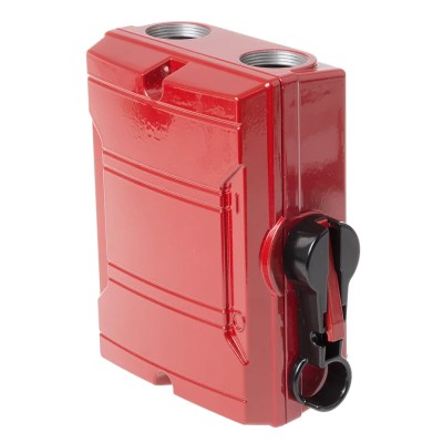 ABB 4-Pole Isolator Switch, Rated, 40A Switching Current, 15 kW Power, 3-Phase, Red Handle, Model 2CMA142439R1000 KSF IP65