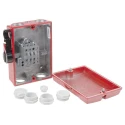 ABB 4-Pole Isolator Switch, Rated, 40A Switching Current, 15 kW Power, 3-Phase, Red Handle, Model 2CMA142439R1000 KSF IP65