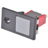 RS PRO Panel Mount Momentary Push Button Switch, Grey Cap, 8.7 mm Cutout, SPDT, 28V dc 250V ac 3A 85°C 734-6760
