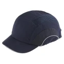 JSP Dark Blue Short Bump Cap High Density Polyethylene, Ventilated, Slip Ratchet Adjustable ABS000-002-100