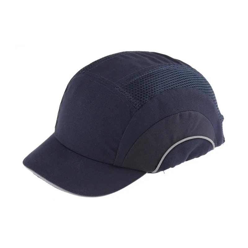 JSP Dark Blue Short Bump Cap High Density Polyethylene, Ventilated, Slip Ratchet Adjustable ABS000-002-100