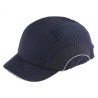 JSP Dark Blue Short Bump Cap High Density Polyethylene, Ventilated, Slip Ratchet Adjustable ABS000-002-100