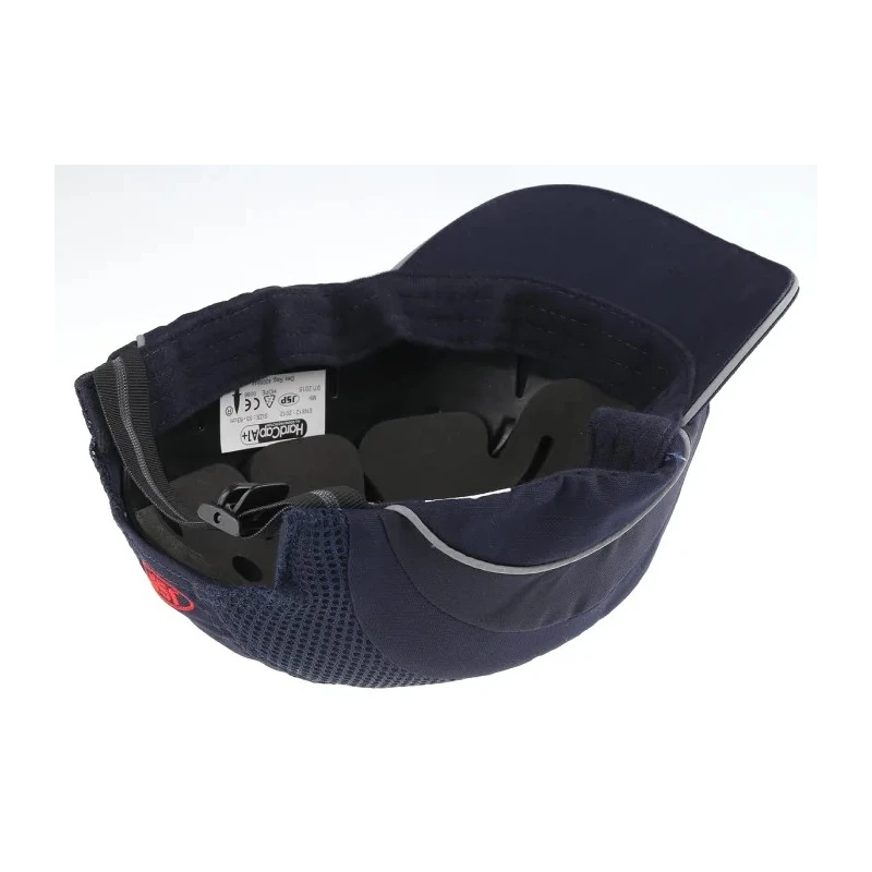 JSP Dark Blue Short Bump Cap High Density Polyethylene, Ventilated, Slip Ratchet Adjustable ABS000-002-100