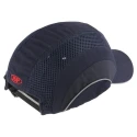 JSP Dark Blue Short Bump Cap High Density Polyethylene, Ventilated, Slip Ratchet Adjustable ABS000-002-100