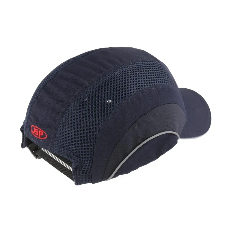 JSP Dark Blue Short Bump Cap High Density Polyethylene, Ventilated, Slip Ratchet Adjustable ABS000-002-100