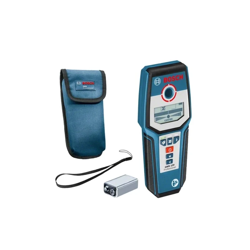 Bosch Wall Scanner Metal and Cable Detector with LED Display Battery Powered GMS 120 0601081000