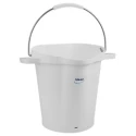 Vikan Plastic Round White Bucket with Handle 20L Capacity Model 56925