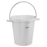 Vikan Plastic Round White Bucket with Handle 20L Capacity Model 56925