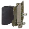 Schneider Electric Harmony Series LED Light Block, White Illumination, 120V/24V, Screw Terminal, Metal Body ZB4BVBG1