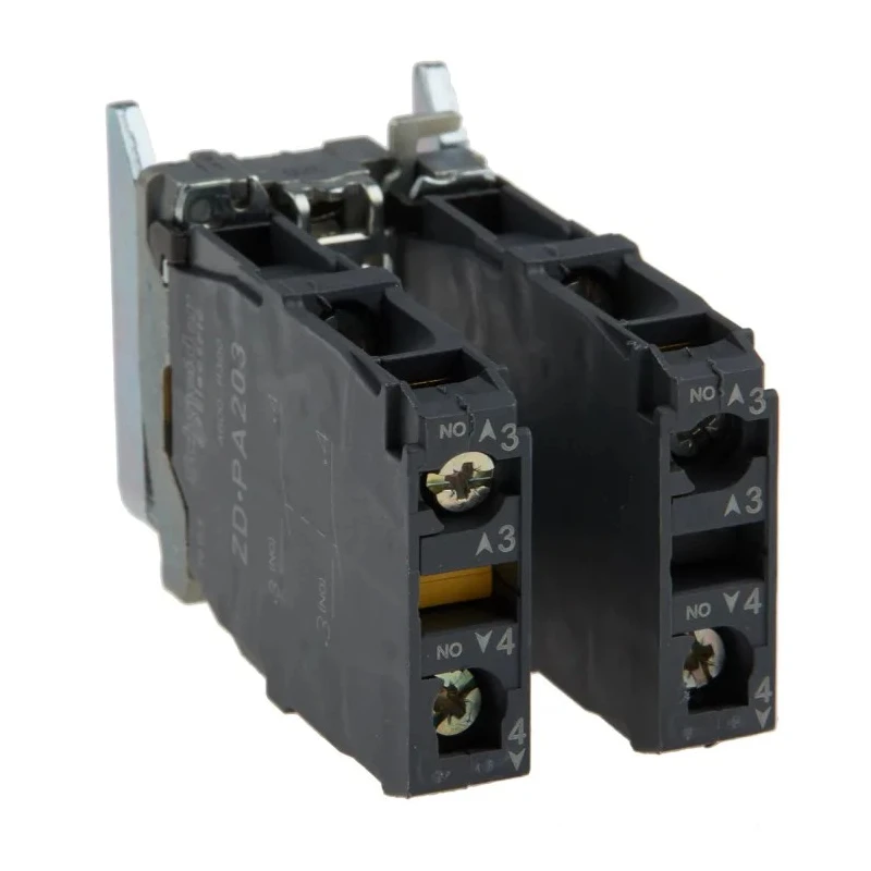Schneider Electric Harmony Series Contact Block 600V 10A Screw Terminal 4 NO ZD4PA203
