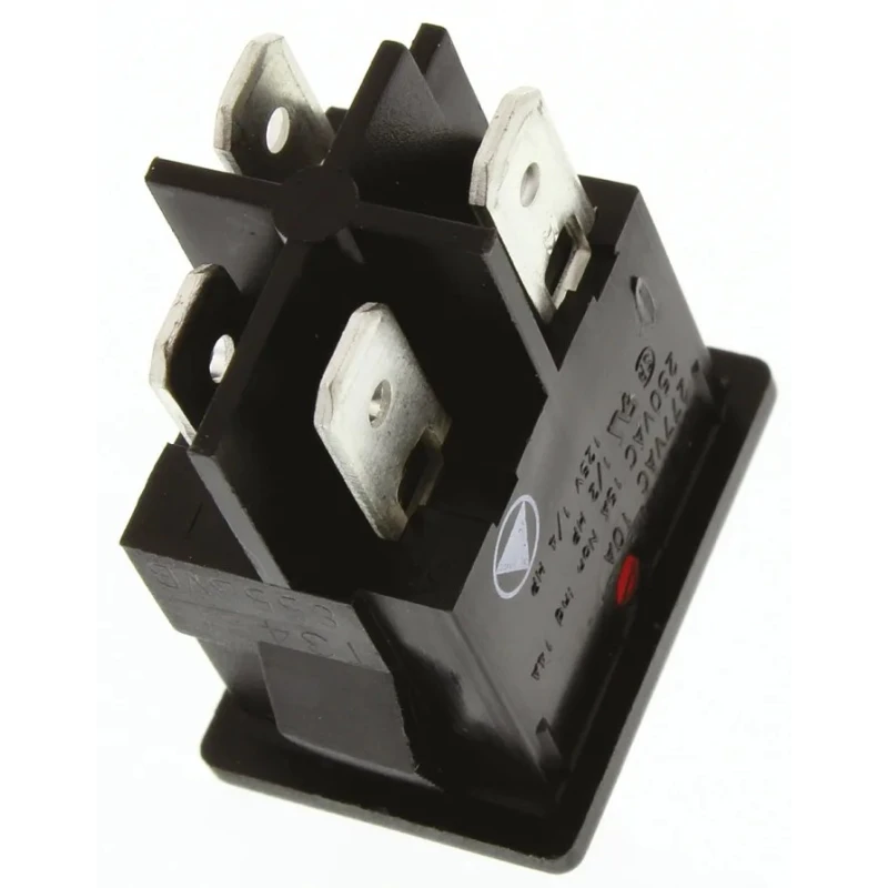 Arcolectric (Bulgin) Ltd Illuminated DPST On-Off Rocker Switch Panel H8553VBNACB