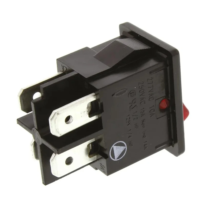 Arcolectric (Bulgin) Ltd Illuminated DPST On-Off Rocker Switch Panel H8553VBNACB