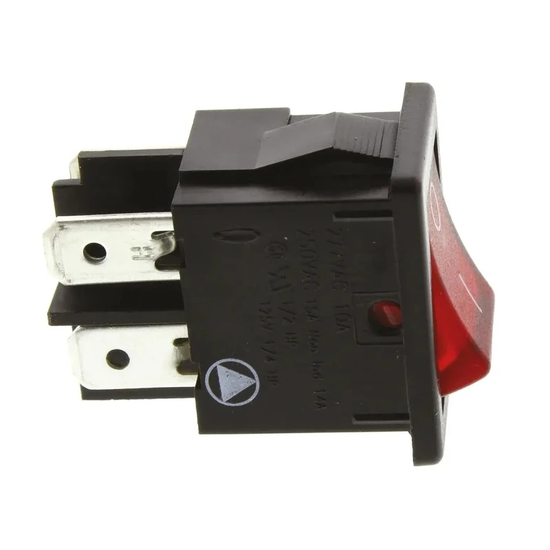 Arcolectric (Bulgin) Ltd Illuminated DPST On-Off Rocker Switch Panel H8553VBNACB
