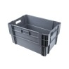 RS PRO 60L Grey Polypropylene Storage Box 320mm x 400mm x 600mm 725-9186
