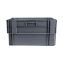 RS PRO 60L Grey Polypropylene Storage Box 320mm x 400mm x 600mm 725-9186