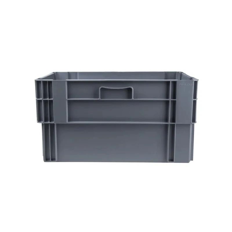 RS PRO 60L Grey Polypropylene Storage Box 320mm x 400mm x 600mm 725-9186