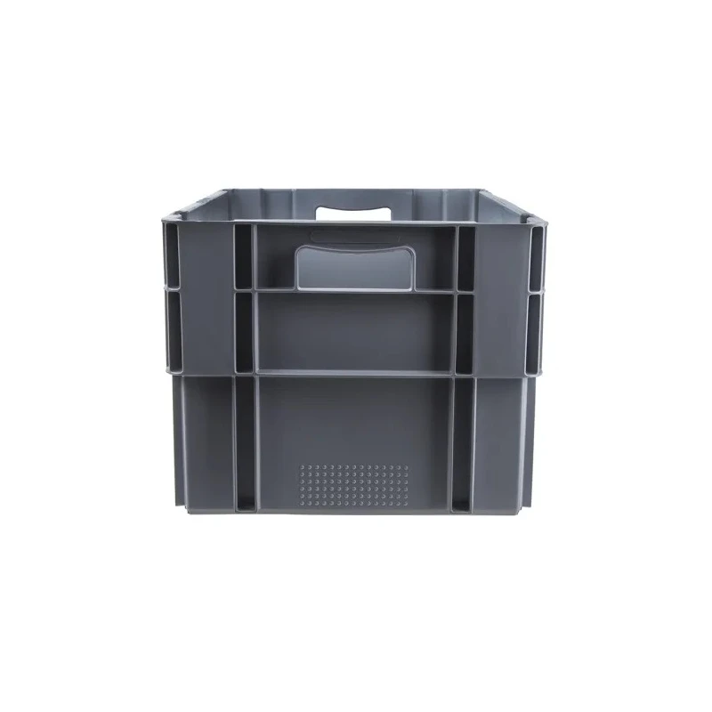 RS PRO 60L Grey Polypropylene Storage Box 320mm x 400mm x 600mm 725-9186