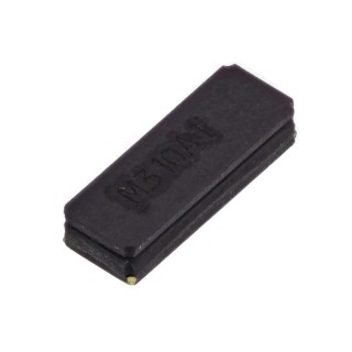 Micro Crystal 1 MHz Surface Mount Crystal ±100 ppm 10 pF Load Capacitance 2-Pin SMD Package CC4V-1.00000-TA-100
