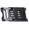 C & K 8 Way Hinged SIM, SAM Memory Card Connector, Surface Mount, Gold Plated Contacts CCM03-3013LFT R102