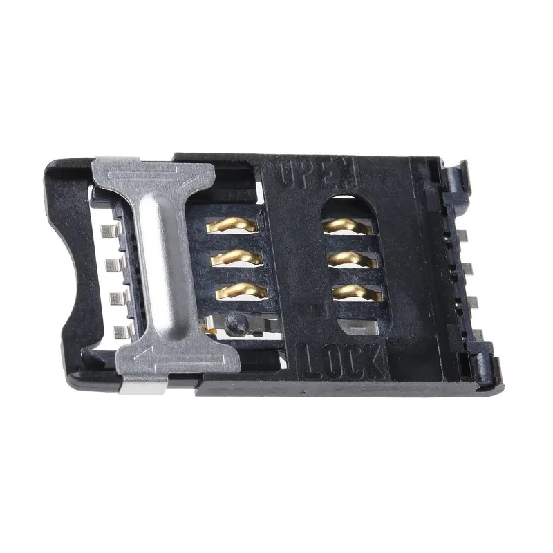 C & K 8 Way Hinged SIM, SAM Memory Card Connector, Surface Mount, Gold Plated Contacts CCM03-3013LFT R102
