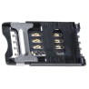 C & K 8 Way Hinged SIM, SAM Memory Card Connector, Surface Mount, Gold Plated Contacts CCM03-3013LFT R102