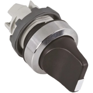 ABB Modular Series 3 Position Selector Switch Head 22 mm Cutout Black Handle IP69K IP66 IP67 IP20 1SFA611210R3006 M3SS1-30B