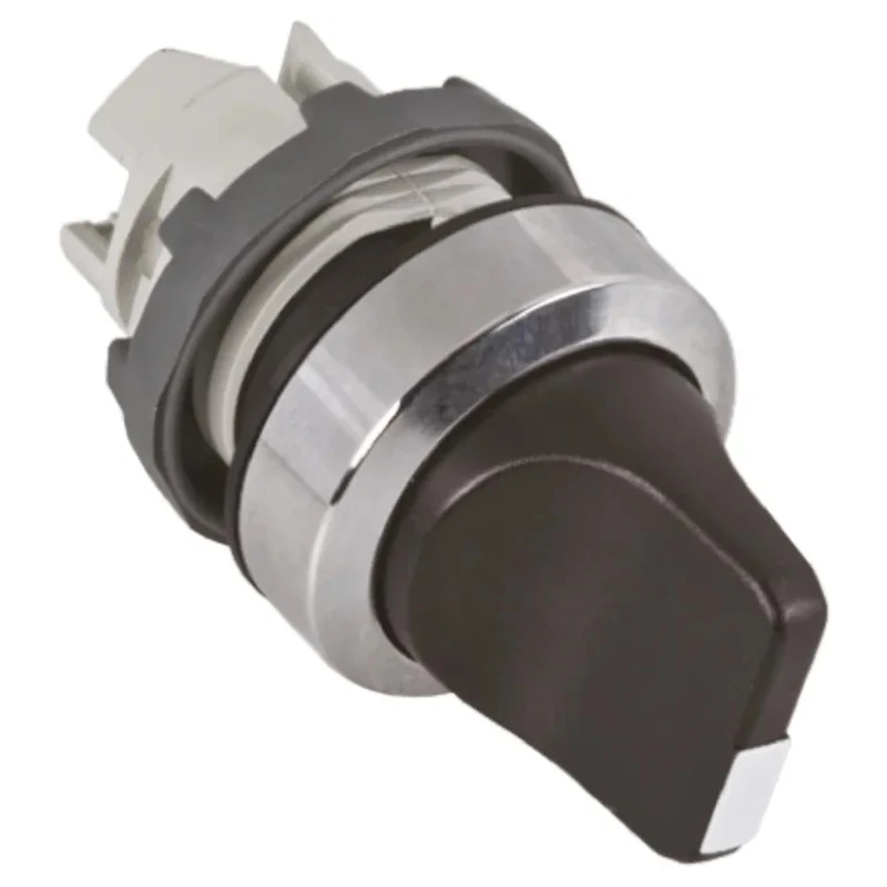 ABB Modular Series 3 Position Selector Switch Head 22 mm Cutout Black Handle IP69K IP66 IP67 IP20 1SFA611210R3006 M3SS1-30B