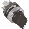 ABB Modular Series 3 Position Selector Switch Head 22 mm Cutout Black Handle IP69K IP66 IP67 IP20 1SFA611210R3006 M3SS1-30B
