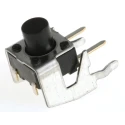 Alps Alpine Black Tactile Switch Stem 5.85 mm, SPST 50mA 12 V dc, Through Hole SKHHLUA010