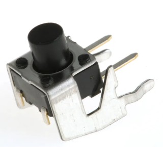 Alps Alpine Black Tactile Switch Stem 5.85 mm, SPST 50mA 12 V dc, Through Hole SKHHLUA010