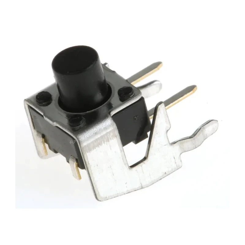 Alps Alpine Black Tactile Switch Stem 5.85 mm, SPST 50mA 12 V dc, Through Hole SKHHLUA010