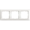 Siemens White Thermoplastic 3 Gang Frame DELTA Line Series 222mm x 80mm 5TG2553-0