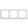 Siemens White Thermoplastic 3 Gang Frame DELTA Line Series 222mm x 80mm 5TG2553-0