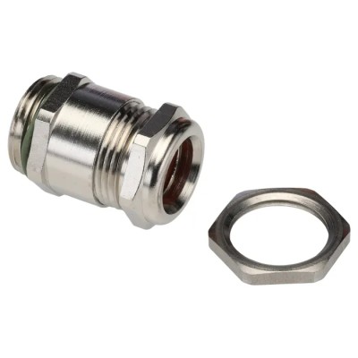 Lapp 52 Series 5 Cable Gland Kit M20 Thread, IP68, Nickel-Plated Brass, Max Cable Diameter 10.8mm 52105480 & 52032625