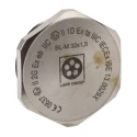 Lapp Cable Gland Reducer PG9 to PG7 Thread Nickel Plated Brass with Nitrile Rubber (NBR) 39.6 mm Diameter Threaded 52103143