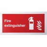 RS PRO Plastic Fire Safety Sign With English Text Fire Extinguisher 763-1973