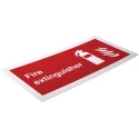 RS PRO Plastic Fire Safety Sign With English Text Fire Extinguisher 763-1973