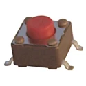 APEM Red Tactile Switch Stem 5 mm, SPST, 50mA, 12 V dc, Surface Mount DTSM62RV