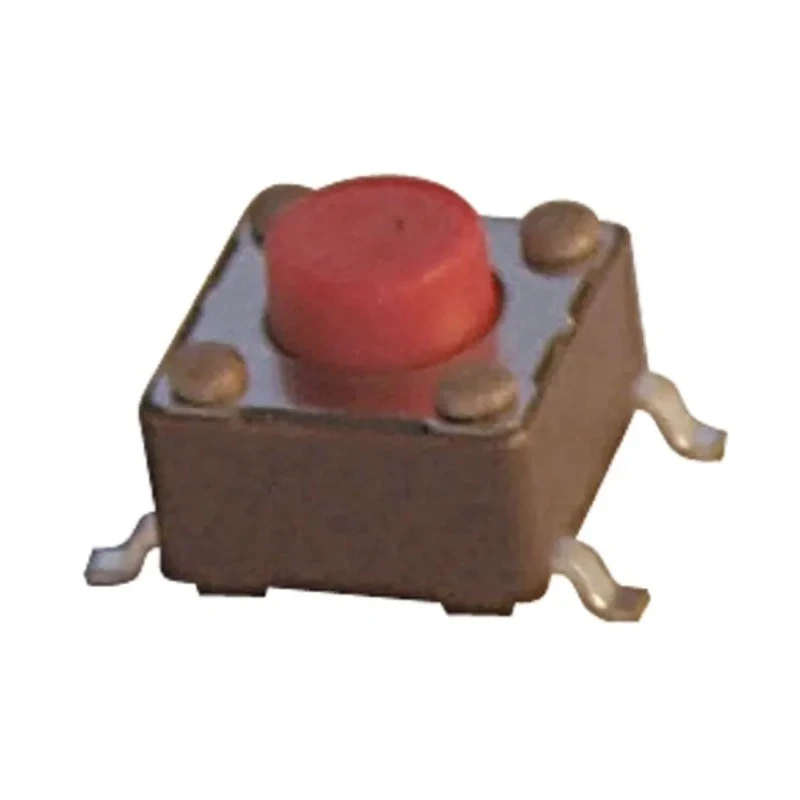 APEM Red Tactile Switch Stem 5 mm, SPST, 50mA, 12 V dc, Surface Mount DTSM62RV