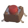 APEM Red Tactile Switch Stem 5 mm, SPST, 50mA, 12 V dc, Surface Mount DTSM62RV