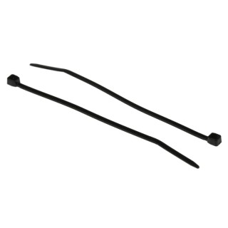 RS PRO Cable Tie Sub Miniature 71 mm Length x 1.6 mm Width Black Polyamide 66 664-2887