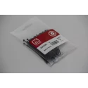 RS PRO Cable Tie Sub Miniature 71 mm Length x 1.6 mm Width Black Polyamide 66 664-2887