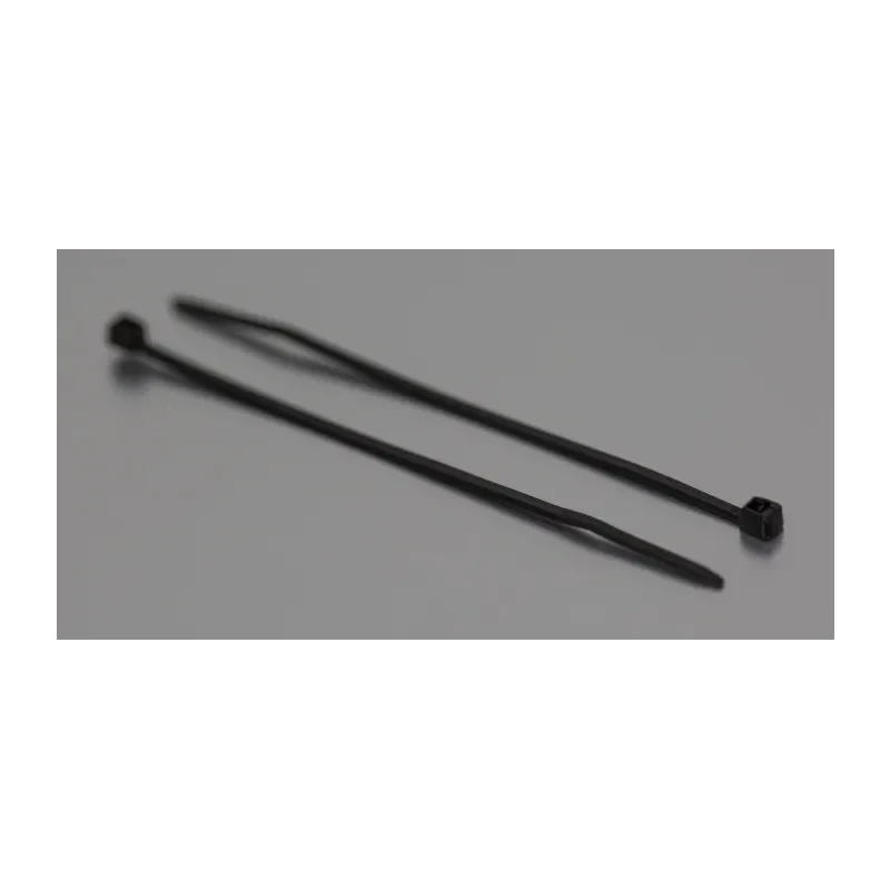 RS PRO Cable Tie Sub Miniature 71 mm Length x 1.6 mm Width Black Polyamide 66 664-2887