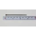 RS PRO Cable Tie Sub Miniature 71 mm Length x 1.6 mm Width Black Polyamide 66 664-2887