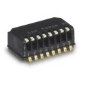 C & K Rotary Coded DIP Switch Through Hole Solder Pin TDP08H0SBD1