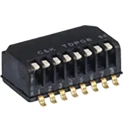 C & K Rotary Coded DIP Switch Through Hole Solder Pin TDP08H0SBD1